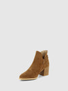Botins com Fecho em Camel